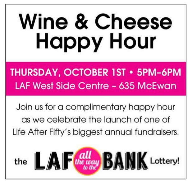 FREE Wine & Cheese Happy Hour